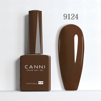 9ml CANNI Gel Nail Polish HEMA FREE TPO FREE Round Brush Gorgeous Color Soak Off UV LED Semi Permanent Gel Varnish Winter Nails