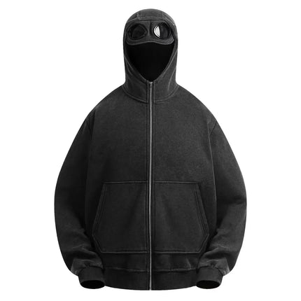 2025 Hot Selling Foreign Trade Men's Glasses Casual Round Neck Handsome Simple Leisure Outdoor Sports Hooded Glasses Hoodie