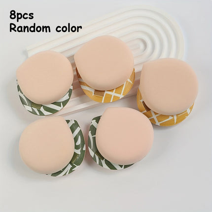 8/4Pcs, Enlarge and thicken air cushion powder puff, makeup powder puff, suitable for all skin types