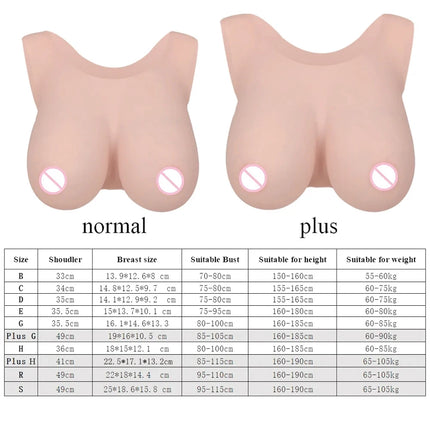 Eyung New Upgrade Silicone Fake Boobs Crossdressing Breast Crossdresser Silicone Boobs Shemale Artifical Boobs Transgender Suits