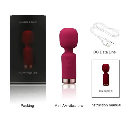 Powerful G-Spot Vibrator for Women Clitoris Stimulator AV Magic-Wand Female Vagin Massager Masturbator Adult Sex Toys Erotic 18+