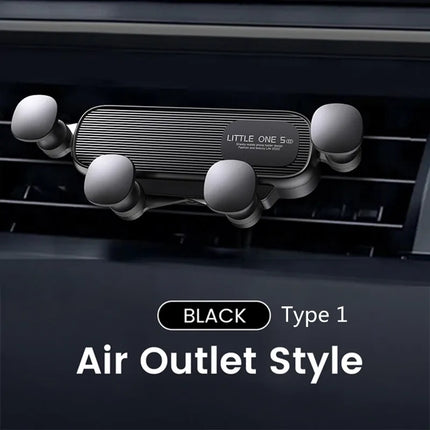 Gravity Car Mobile Phone Holder Air Vent Clip Mount Mobile Cell Phone Stand In Auto GPS Support For iPhone 13 Pro Xiaomi Samsung