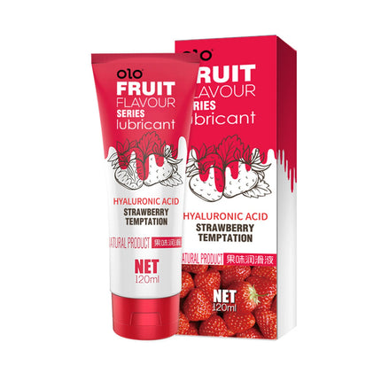 Lickable Fruity Flavor Lubricant Oral Sex Hyaluronic Acid Lubricant Sex Lube Water Based Anal Sex for Adults Sexes Accessoires