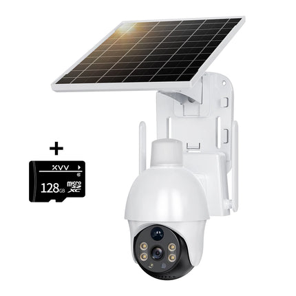 XIAOVV 4G Sim 6MP Solar Outdoor Cameras  PTZ Surveillance Outdoor Waterproof Security Cams Color Night Vision Smart Home