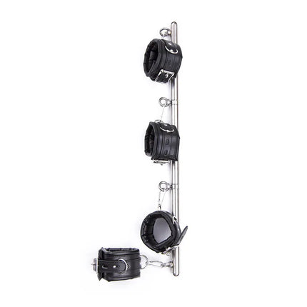 Female BDSM Handcuff Restraint Open Leg Bar Spreader Sex Toy SM Slave Adult Sex Game Harness Neck Collar Hand Ankle Cuffs Kits