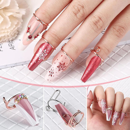 10 Pieces Sets Thin Nail Rings for Women Daily Fingertip Protective Cover Trendy Ring Jewelry Gift to Girlfriend Manicure
