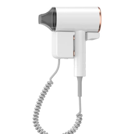 Non Perforated Wall Mounted Hair Dryer 1300W High-Power Fast Drying Negative Ion Hotel And Guesthouse Home Bathroom Hair Dryer