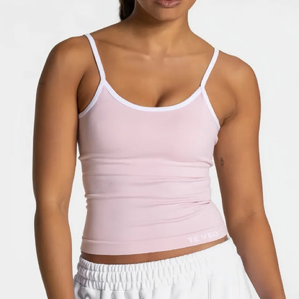 TEVEO Ignite Cami Top Sports Yoga Vest Underwear Woman Fitness Tops Gym Beautiful Back Bra Running Workout Halter