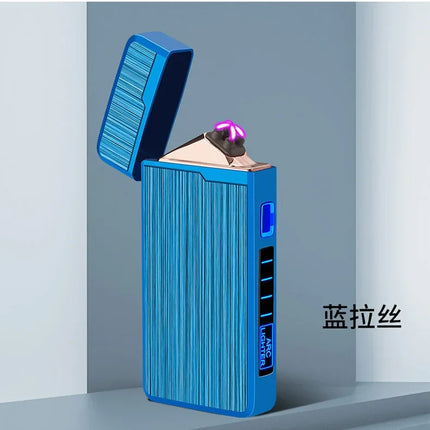 Rechargeable Plasma Dual Arc Lighter for Smokers Electric Encendedores Eléctrico Lighter Rechargeable Type C Type