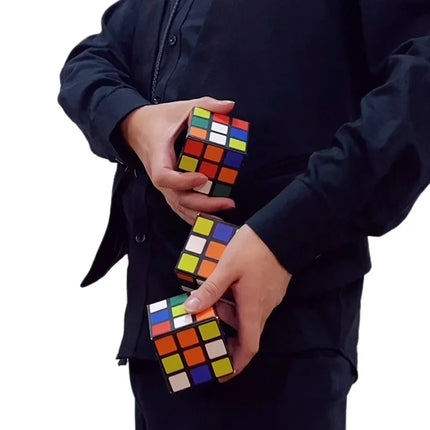 Folding Magic Cube Visual Vanishing Envelope Flash Fountain Stage Close Up Magic Props Easy To Do Magic Tricks