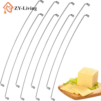 10Pcs Replacement Cheese Slicer Wires 5.5 Inch Stainless Steel Cheese Cutter Cheese Wire Pie Slicers for Cut Cheese Meats