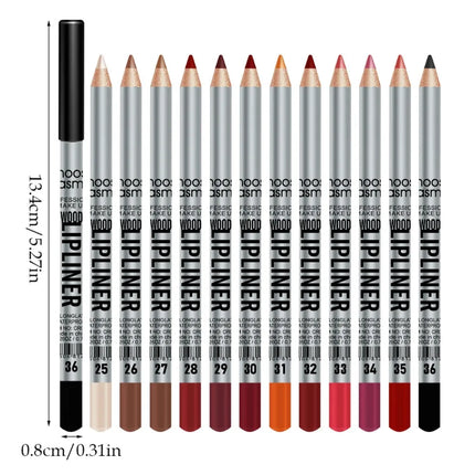 Luxury Matte Lip Liner, Long-Lasting, Smooth Application for Perfect Outline & Filling, Versatile Shades for All Skin Types