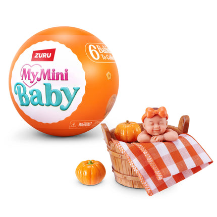 New Autumn Limited Edition Zuru Mini Brands My Mini Baby Pumpkin Patch Mystery Capsule Collection Doll Blind Box Toy