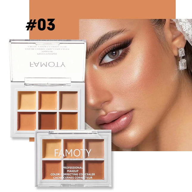 12 Color Concealer Palette Nude Contour Concealer Dark Skin Waterproof Full Coverage Foundation Makeup  Cover Face Foundation