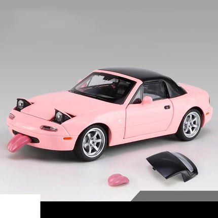 1:32 MAZDA MX-5 Alloy Diecast Racing Car Model Simulation Sound Light Children's Educational Toys Birthday Present For Boys