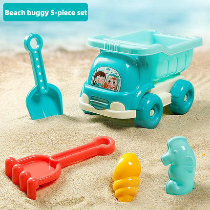 18PCS Beach Sand Toy Set, Durable Plastic, Summer Pool Beach Game Set,Great Holiday Outdoor Sand Play Tools For Boys And Girls