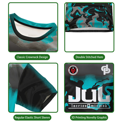 New Summer Maillot JUL Jersey Tchikita Youth Breathable Quick Dry Training Football T-shirt Men and Women Fashion Sports Tees