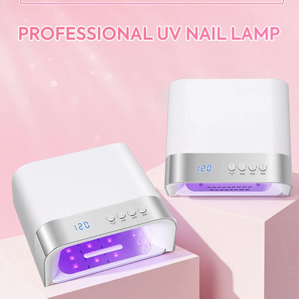 Professional 36LEDs Nail Dryer UV Lamp With 4Timers Seeting Auton Sensing 168W Nail Light For Gel Nail Polish Manicure Salon
