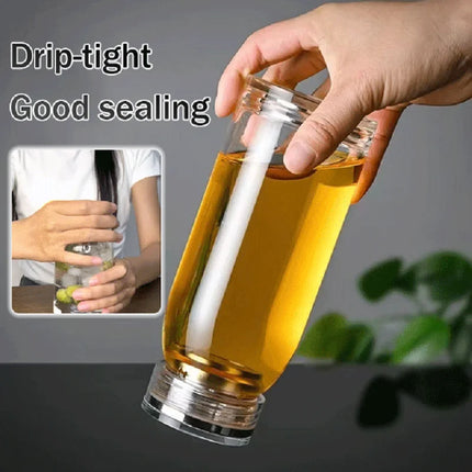Borosilicate Anti-crack Glass Tea Cup Large Capacity Transparent Thickened Glass Tea Water Bottle High Borosilicate Glass Cup