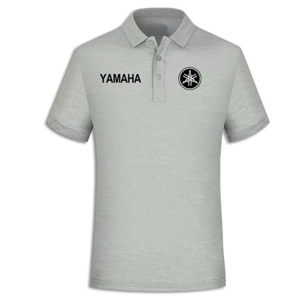 YAMAHA Motorcycle Print Polo Shirt Summer New Men's and Women's Locomotive Enthusiasts Loose Casual Riding Short-sleeved T-shirt