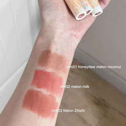 [HB]Cappuvini Pumpkin Apricot Lip Mud Velvet Lip Cream Matte Texture Lipstick Overlay Base Color Rose Orange Lip Gloss Tint