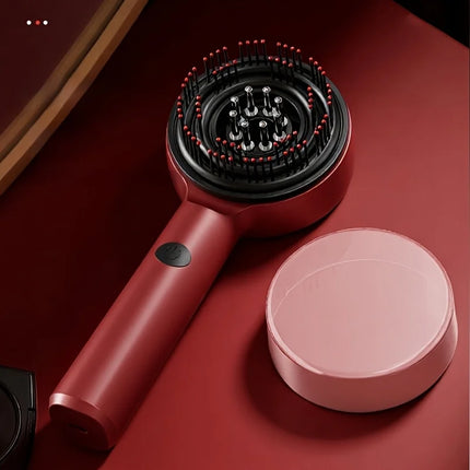 Electric massage comb household red bald skin liquid guide comb micro-current head massager hair brushesbrosse a cheveux