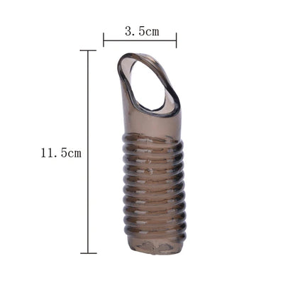 Male Sleeve For Penis Extend And Expand Delay Ejaculation Loop Cock Delayed Sex Toys For Men Penis Rings Erotic Products Dildo