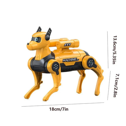 DIY Assembled Electric Robot Dog Intelligent Voice Controlled Intelligent Mechanical Dog Early Education Dialogue Function