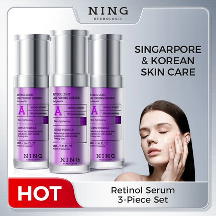 3pcs Retinol Face Essence: Boost Firmness, Brightness & Moisture with Carnosine & Centella Extract
