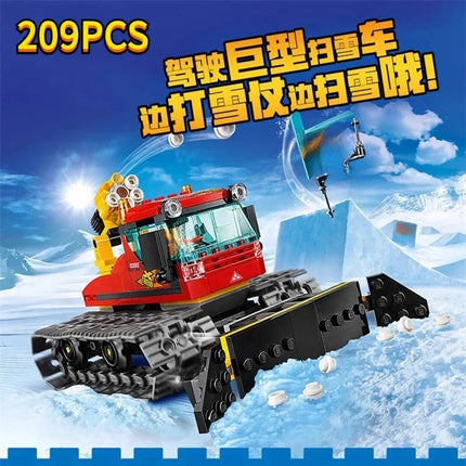 Suitable for city series fire command car boys and girls educational assembling building block toys children's Christmas gifts