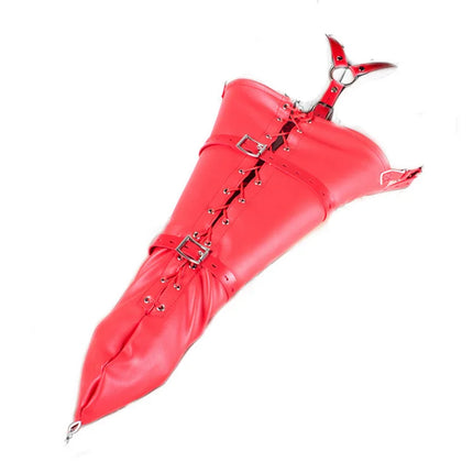 Arm Binder Glove Sleeves,Behind Back Bondage Armbinder,BDSM Leather Handcuffs Straight Jacket,Sex Toys For Couples