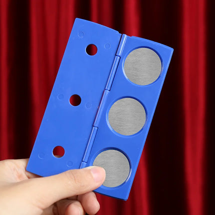 Passing Coins Pencil Pen through Three Holes with Pencil Magical Magical Magic Props magic tricks easy to do Partition board