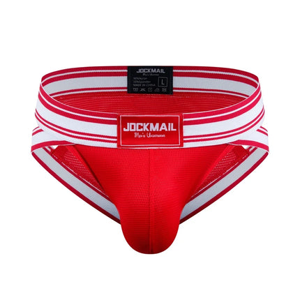Jockmail Sexy Men Underpants Briefs  Breathable Innerwear Man Underwear Bikini Brief Cuecas Slips Men's Jockstrap Gay Panties