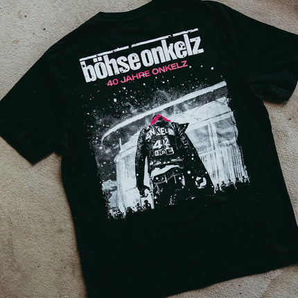 Böhse Onkelz 40 Year T-shirt Gehasst Verdammt Vergöttert II Peripheral Oversized Y2k Casual Cotton Men's Women's T-shirts Tees