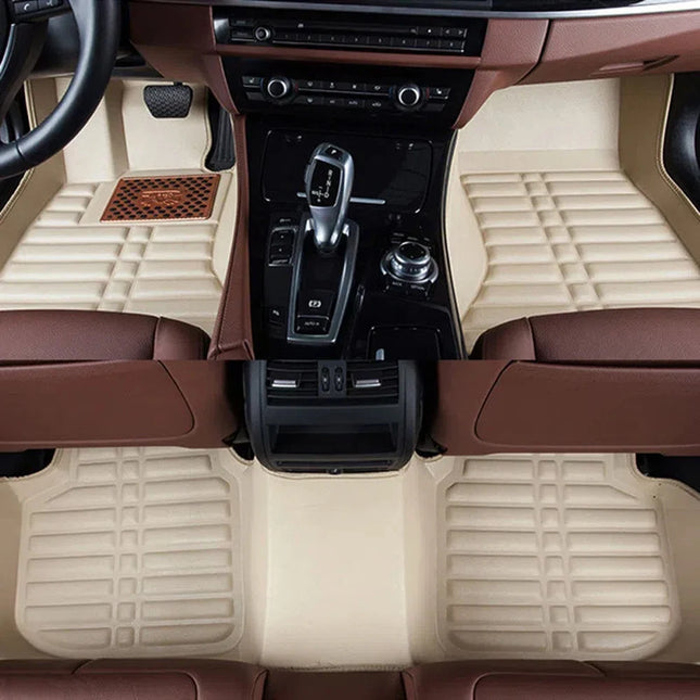 For Honda Civic 10th Gen FC FK 2016~2021 Car Floor Mat Custom Foot Parts Parts Leather Panel Liner Pads Rug Interior Accessories