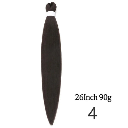 Pre-stretched long braided hair 26-inch crochet braided hair synthetic African Ombre giant Xpression braided hair