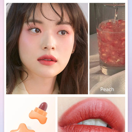 6pcs/set Long Lasting Star Mini Lipstick, Candy Color Matte Velvet Mist Portable Waterproof Lipstick Set