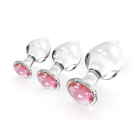 High Quality Glass Anal Plug Smooth Butt Plug Prostate Stimulator Adult Masturbation Sex Toys for Male Female Gay