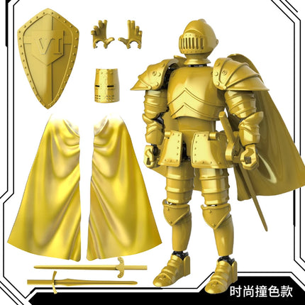 Knight Action Figures Paladin 13 Jointed Movable Shapeshift Robot 3D Printed Mannequin Character Assembl Toys Gift
