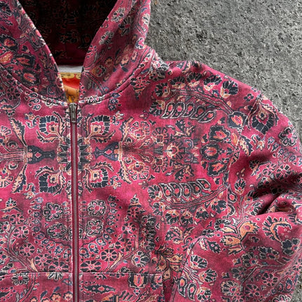 Autumn and winter casual top printed dark hooded men's and women's couple's hoodie zipper cardigan clothing