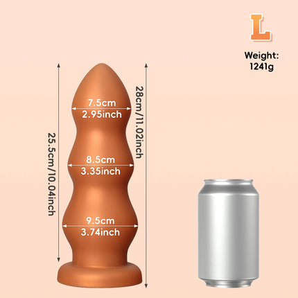 4 Size Big huge anal beads butt plug smooth soft silicone dilatador anal dildo penetration anal toys buttplug Prostate Massage