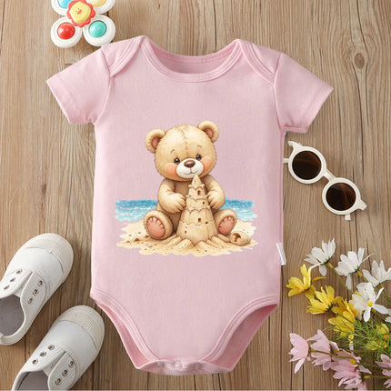100% Cotton Bodysuit Cute Baby Bear/ I Like Nature Onesie Comfortable Cloths for Baby Jumpsuit for 0 To 12 Months Newborn