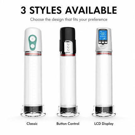 Automatic Penis Pump Suction Vacuum Male Masturbation Penis Extender Dick Erection Enhancement Trainer Adult Sex Toys