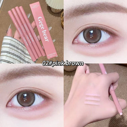 Dual-Tone Under-Eye Matte Highlighting Shadow Pencil Nude Beige Brown Brightening Cream Lying Silkworm Eyeliner Aegyo sal Pen