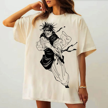 Japan Anime Choso Cool Graphic T-shirt Women Men Casual Manga T-shirts Vintage T-shirt Harajuku Male Tops