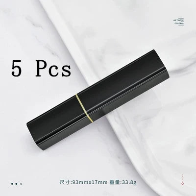 2 Holes 11.1mm Bevel Circle DIY Lipstick Aluminum Mold Lip Rouge Balm Lipbalm Makeup Making Tool Fill Mould Only Square Hole