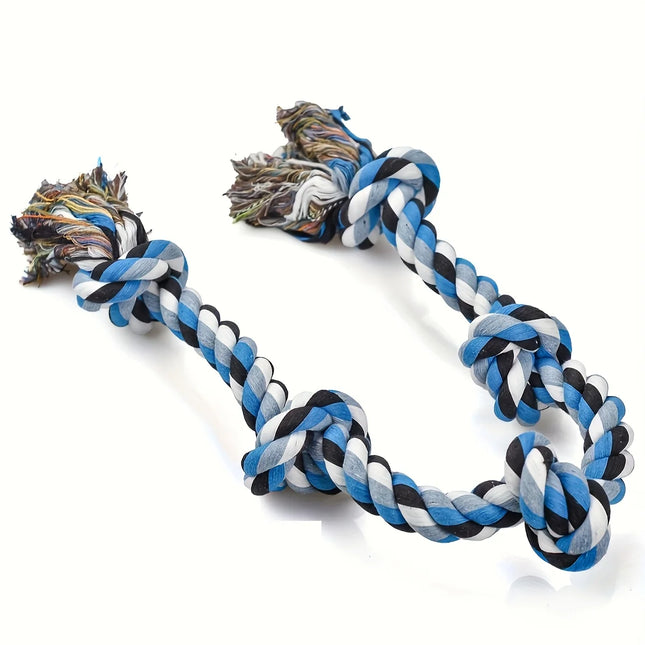 1pc Heavy-Duty Dog Rope Toy for Teeth Cleaning & Chewing - Extra Long Rope - Durable Chew Toy for Teeth Cleaning Dog Accessories