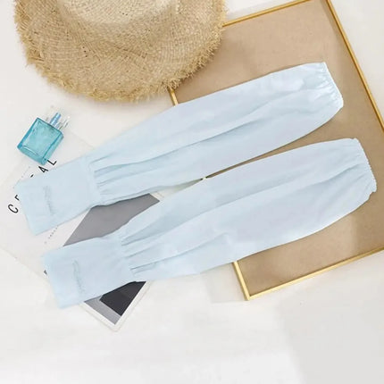 Summer Loose Sunscreen Driving Ice Silk Sleeve Female Long Length UV Protection Arm Arm Glove Sleeves Super Soft Breathable