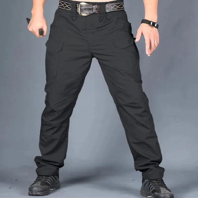 Quick Dry Outdoor Pants Multi Pockets Elastic Tactical Pant Waterproof Plus Size 6XL Casual Cargo Trousers Men Clothing