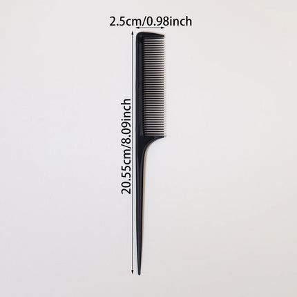20 professional pointed tail hair combs, anti-static hair dye brushes, hair styling combs,Special for real hair wigs